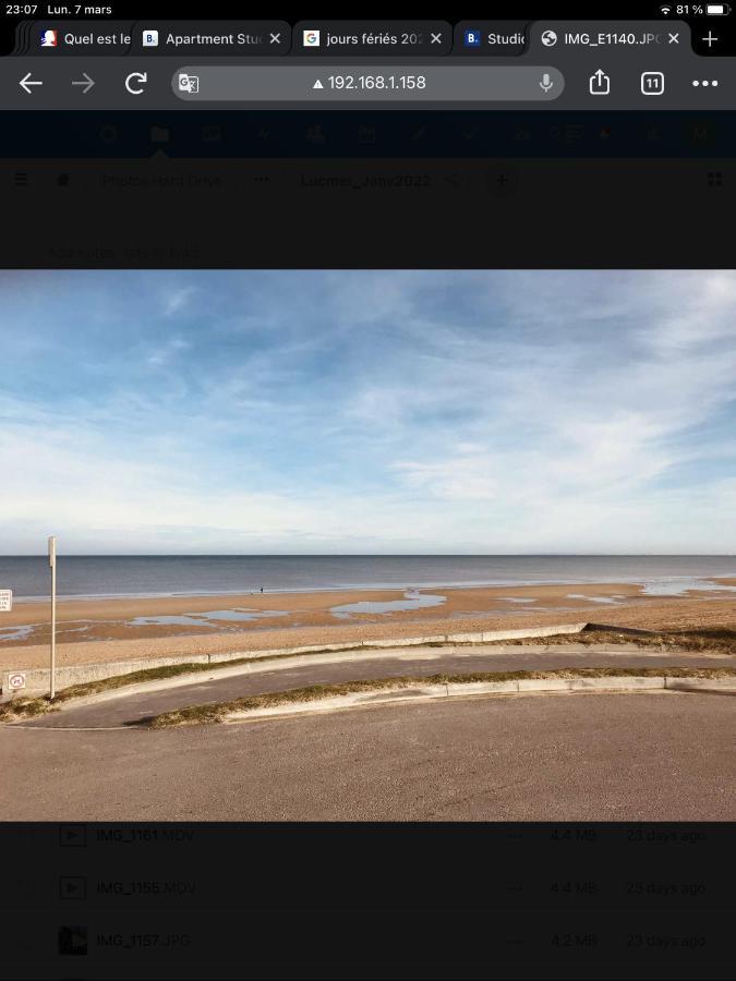 Studio Coeur De Luc/Mer Luc-sur-Mer ภายนอก รูปภาพ